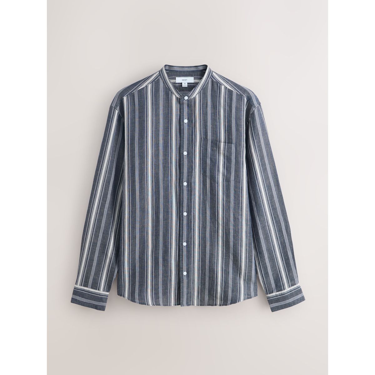 Chemise manches longues rayée bleu, NEXT