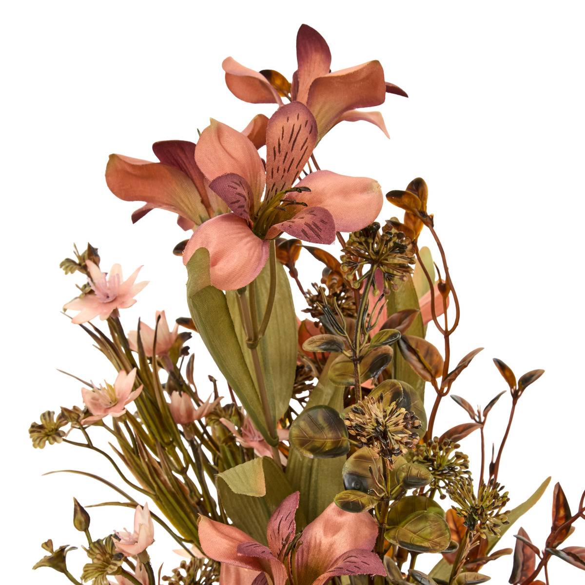 Bouquet de fleurs artificielles MONA rose blush, ATMOSPHERA