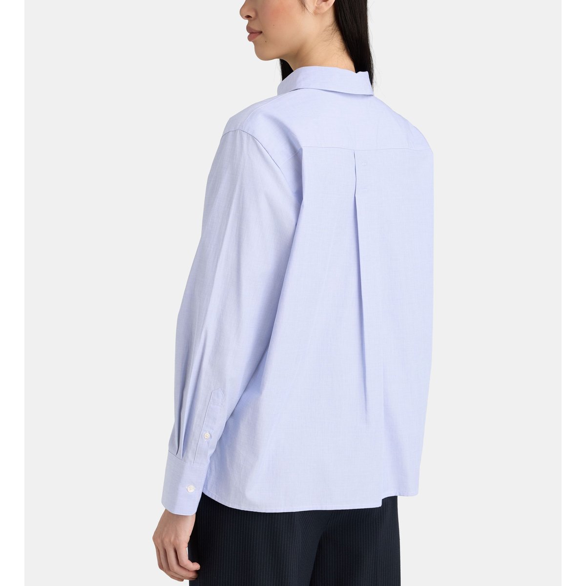 Chemise droite odelaide coton bio bleu, JODHPUR