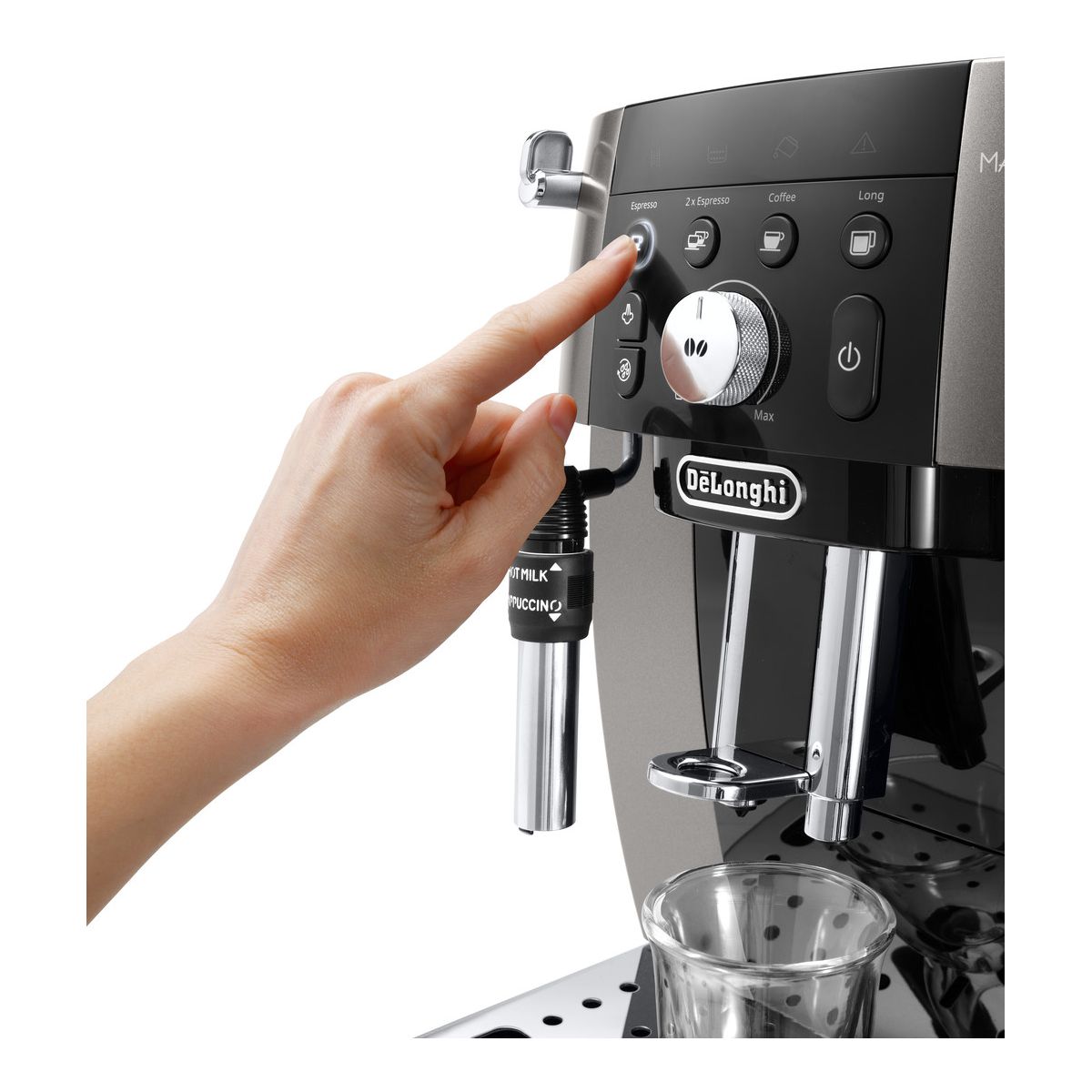 Expresso Broyeur Magnifica S Smart FEB2533.TB noir, DELONGHI