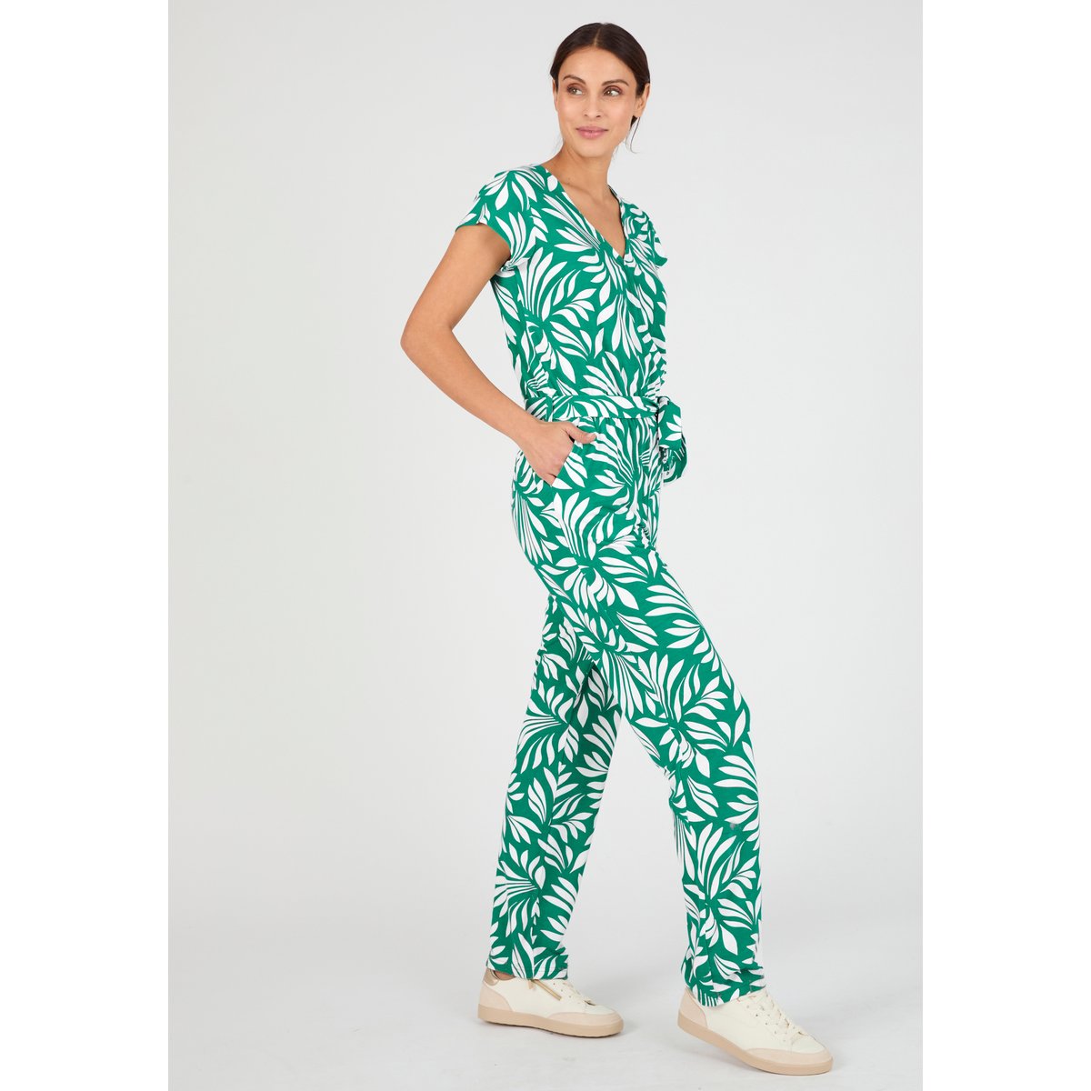 Combinaison en maille CLIMATYL vert feuillage, DAMART