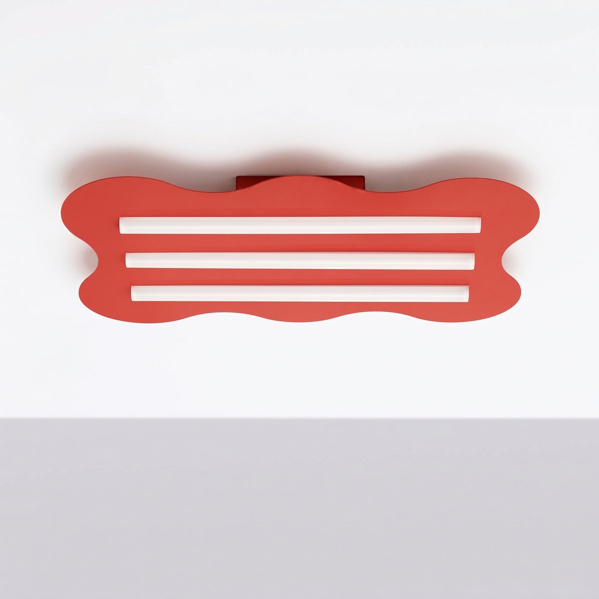 Plafonnier Acier Rouge S14d 1 Klover rouge, EDEN