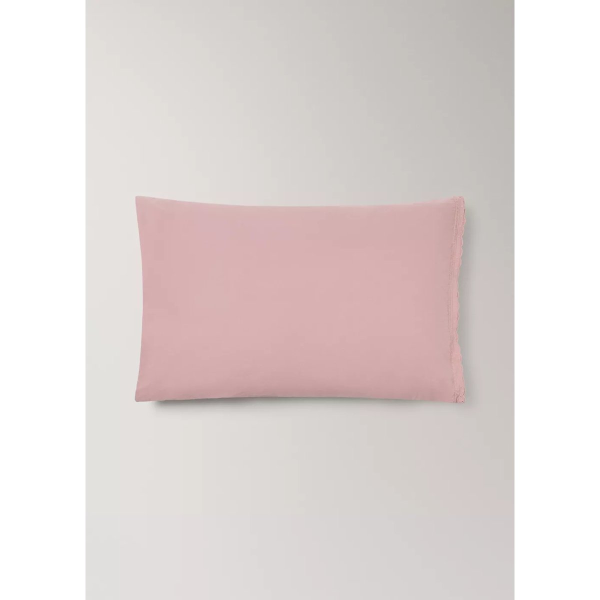 Taie d’oreiller percale de coton 50x75 cm violet clair/pastel, MANGO HOME