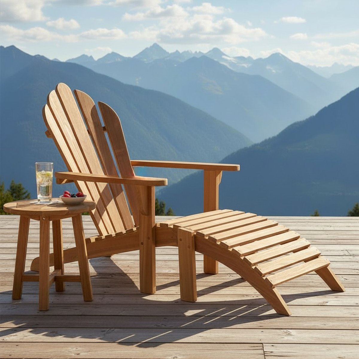 Adirondack en teck massif naturel, TECK ATTITUDE
