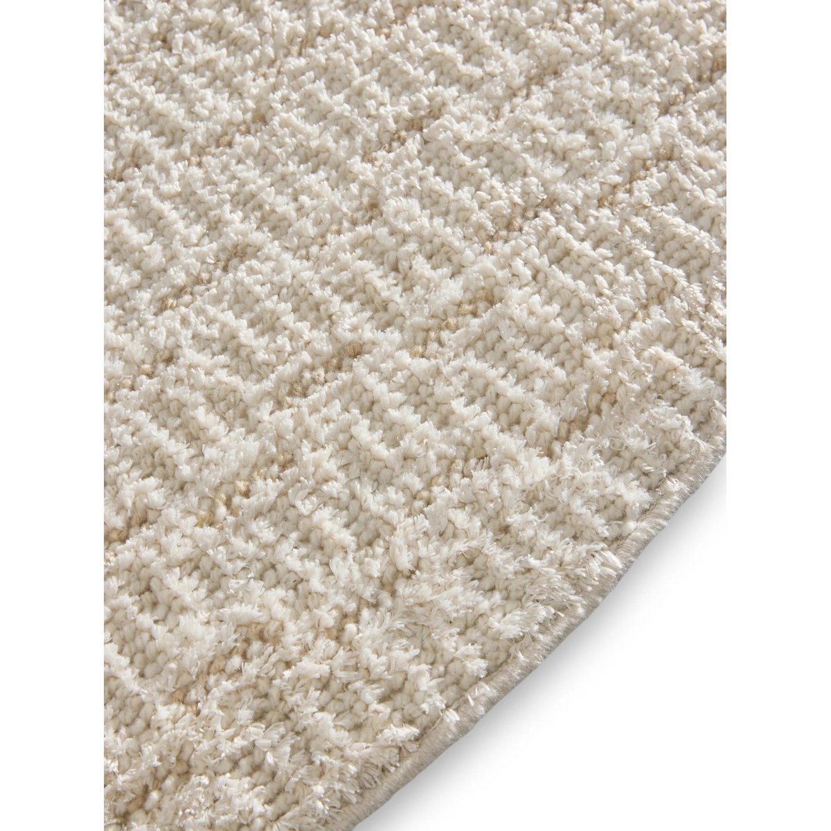 Tapis rond LILIBETH crème, BENUTA 