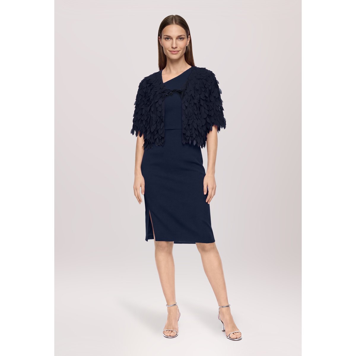 Veste façon blouse de coupe droite night sky, VERA MONT