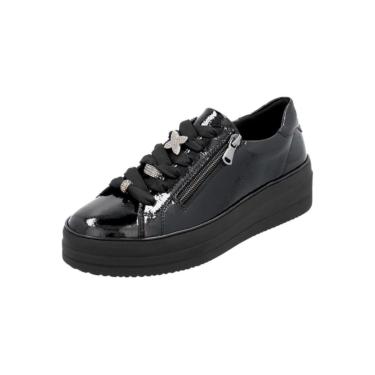 Basket Cuir Lagro noir, REMONTE