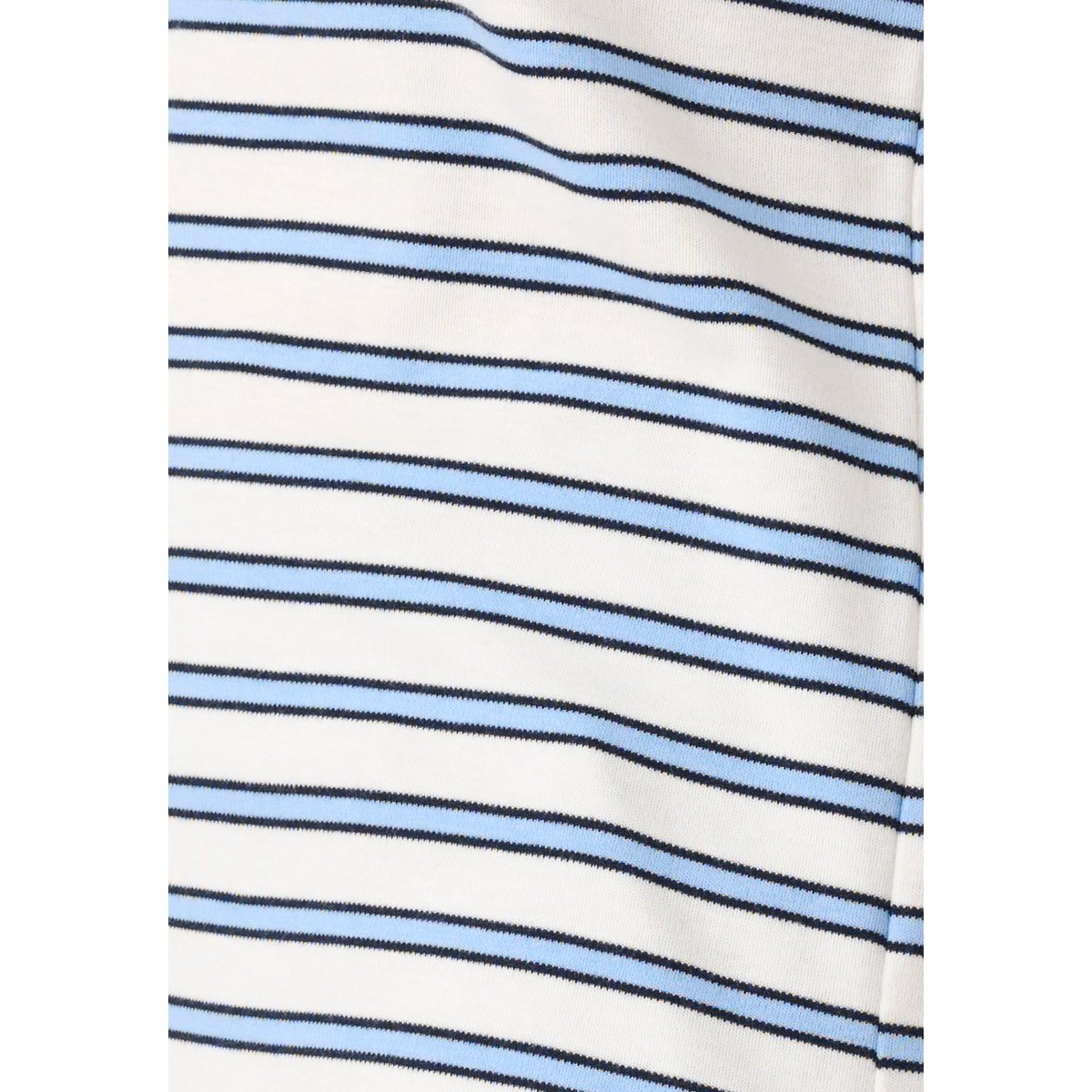 T-shirt marinière en mélange coton et modal bleu rayé, DAMART
