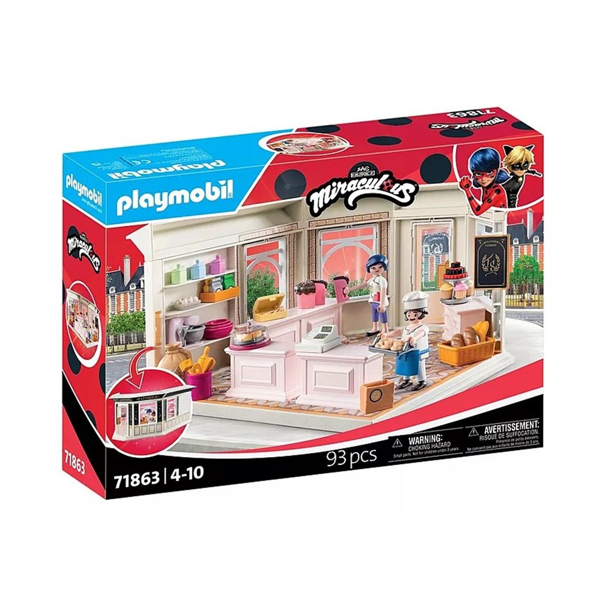 Boulangerie Dupain-Cheng multicolore, PLAYMOBIL