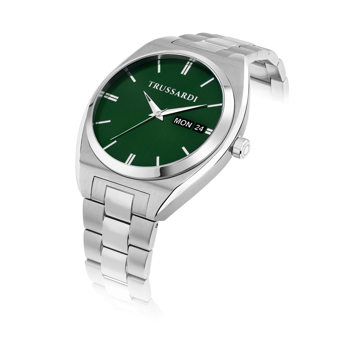 Montre multifonction METROPOLITAN green, brushed, TRUSSARDI