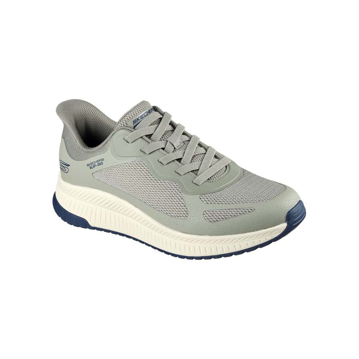 Basket Basse à Lacets Bobs Squad 4 olive, SKECHERS
