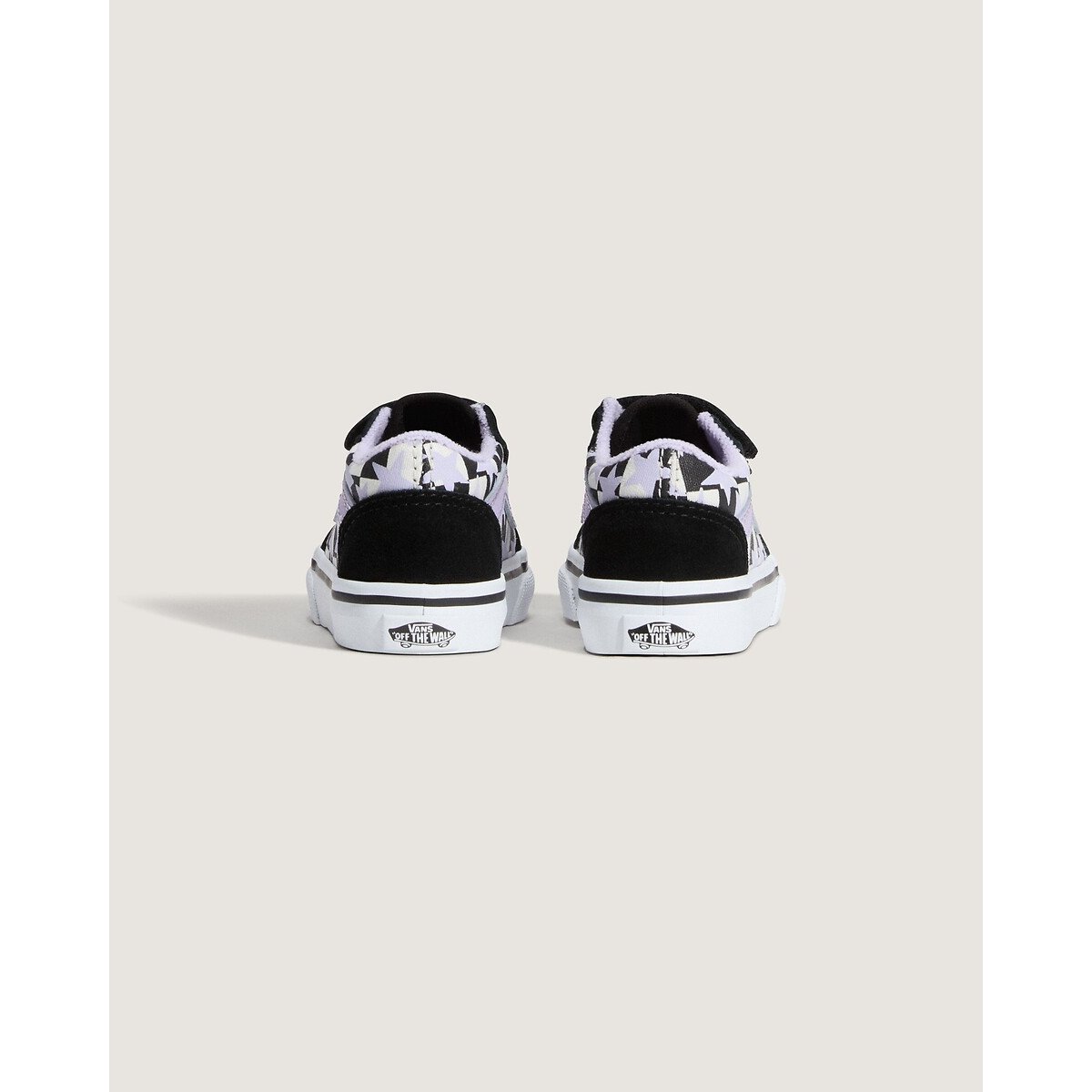 Baskets basses à scratchs, TD OLD SKOOL V noir/violet/blanc, VANS