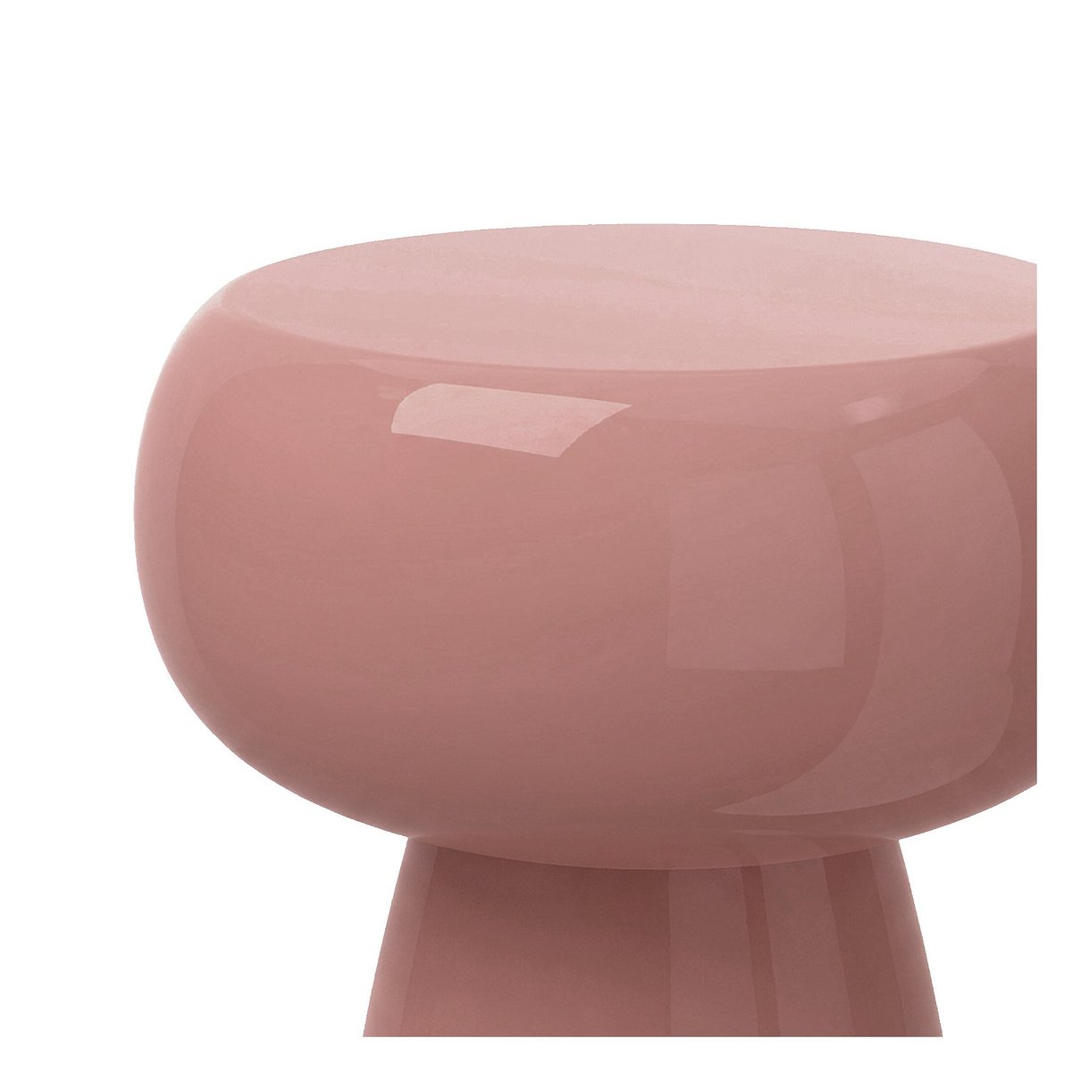 Table d'appoint en métal DONIA rose poudré, HABITAT