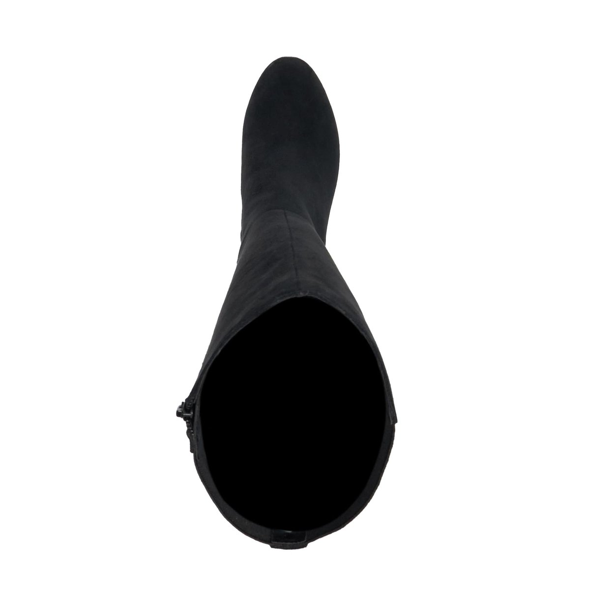 Bottes au genou à talons - SAMERA black-suede mix, DUNE LONDON