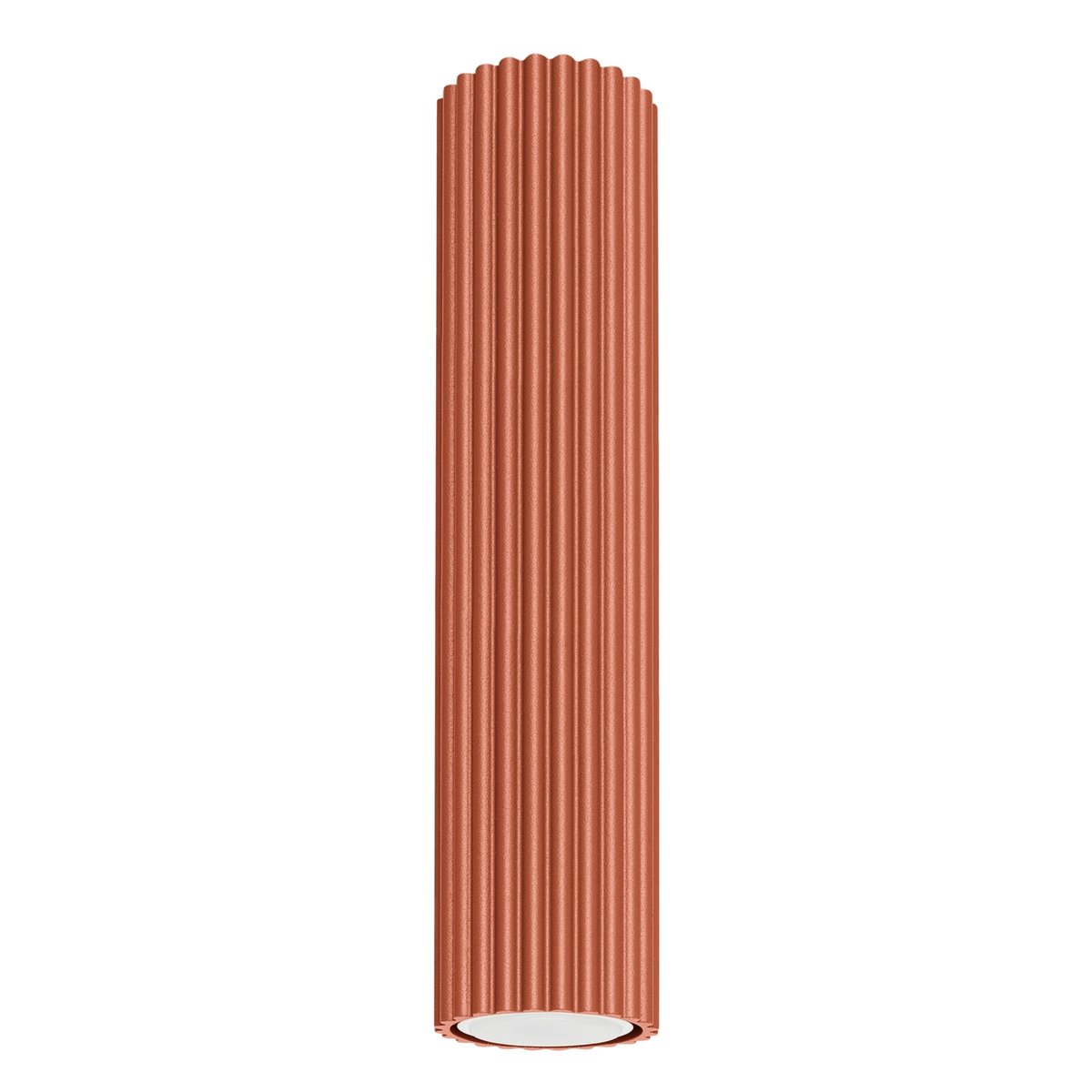 Plafonnier Aluminium Ocre Rouge GU10 1 Karbon 30 rouge, EDEN