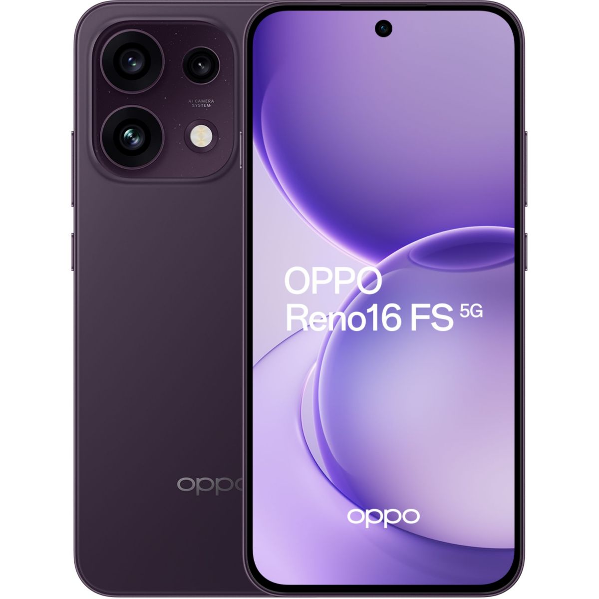 Smartphone Pack Reno 16 FS 5G 512Go Noir + Oppo Enco Air5 Pro couleur unique, OPPO