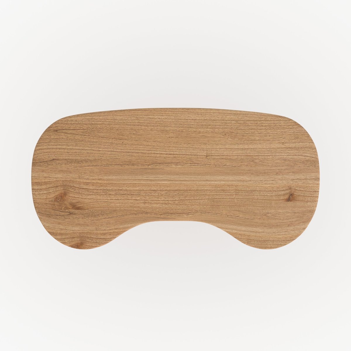 Bureau en bois massif de mindi - BRANDAN marron clair, MAISON PAVANE