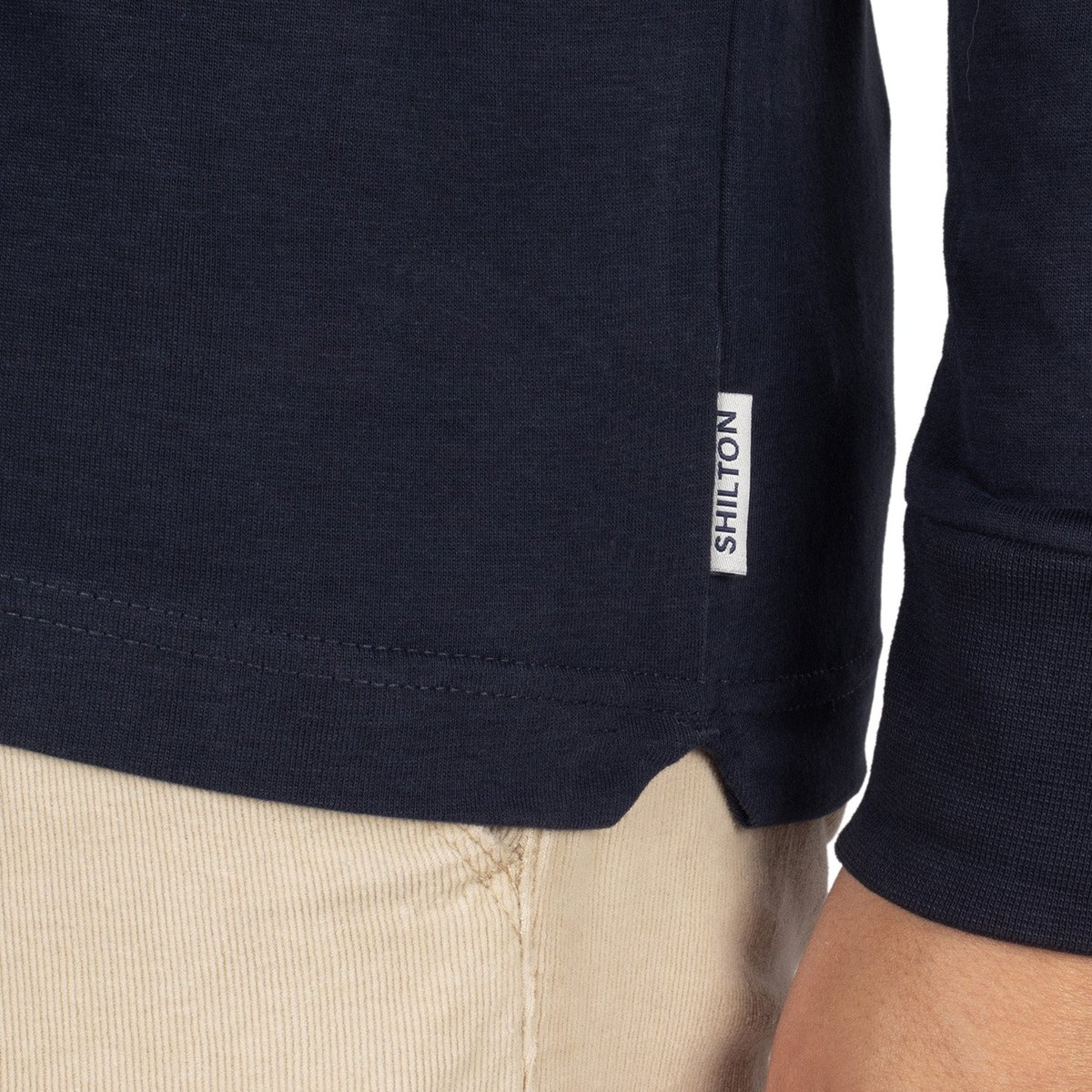 Polo basic uni noir, SHILTON