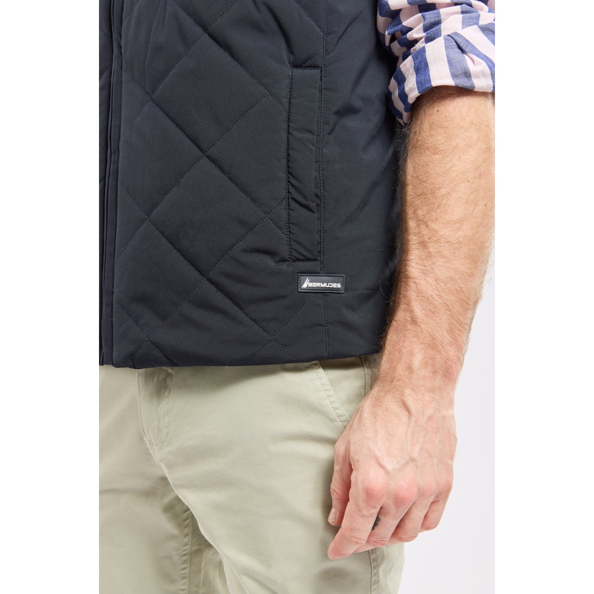 Veste sans manches HERMIONE navy, BERMUDES