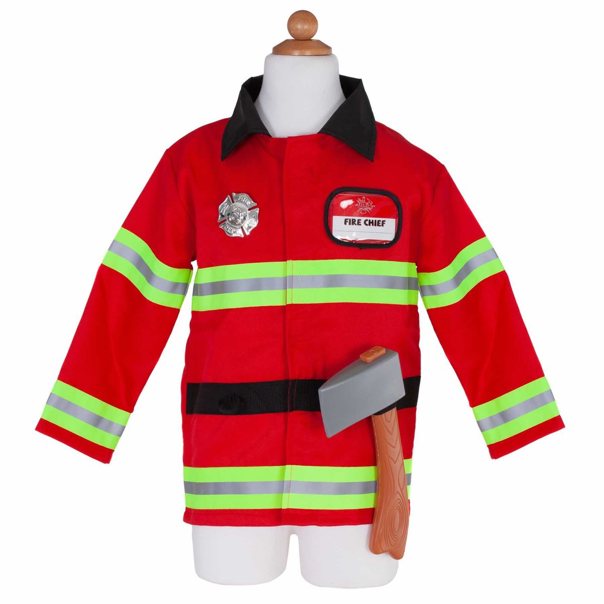 Déguisement enfant pompier avec accessoires rouge, GREAT PRETENDERS