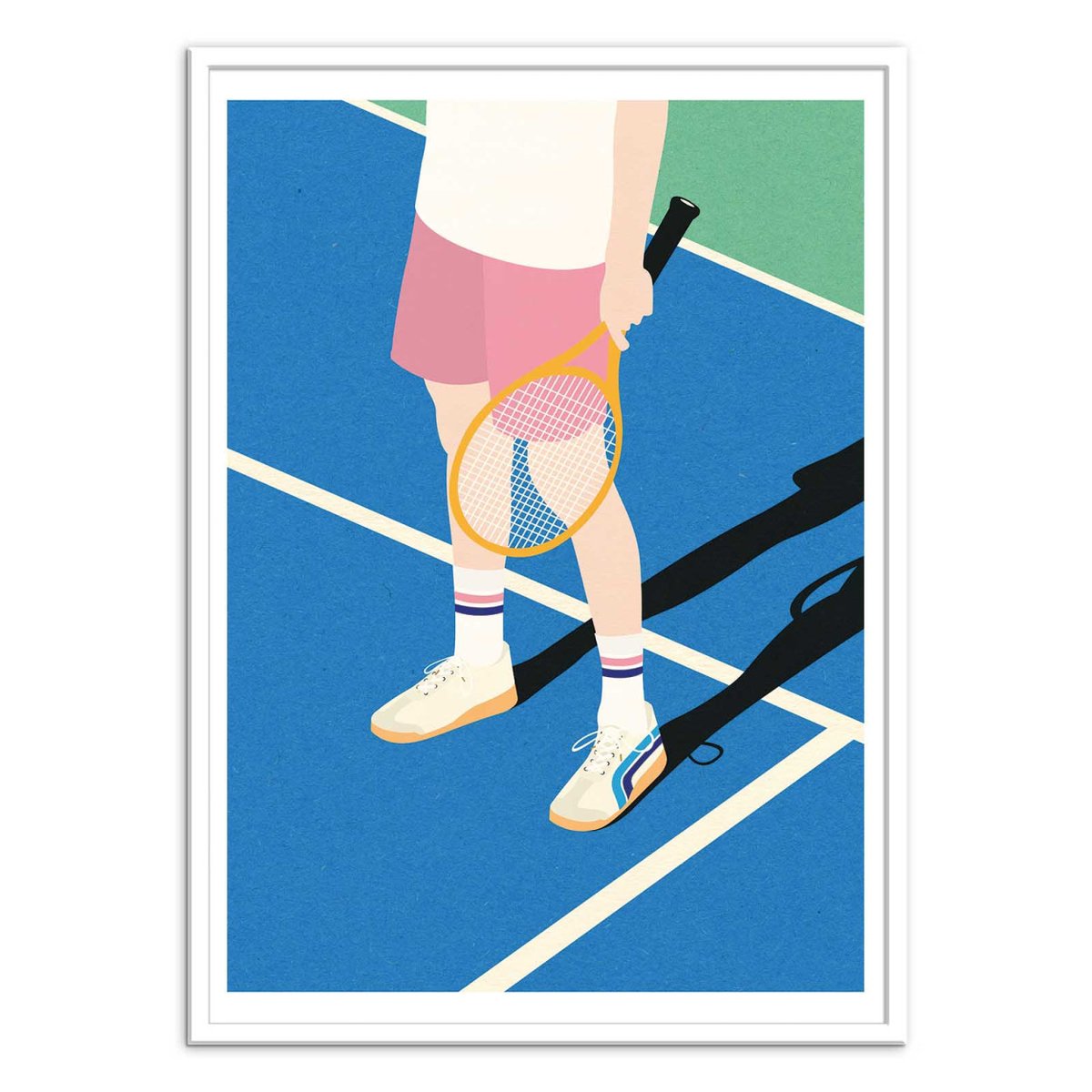 Affiche d'art - 2nd Champion - Rosi Feist couleur unique, WALL EDITIONS