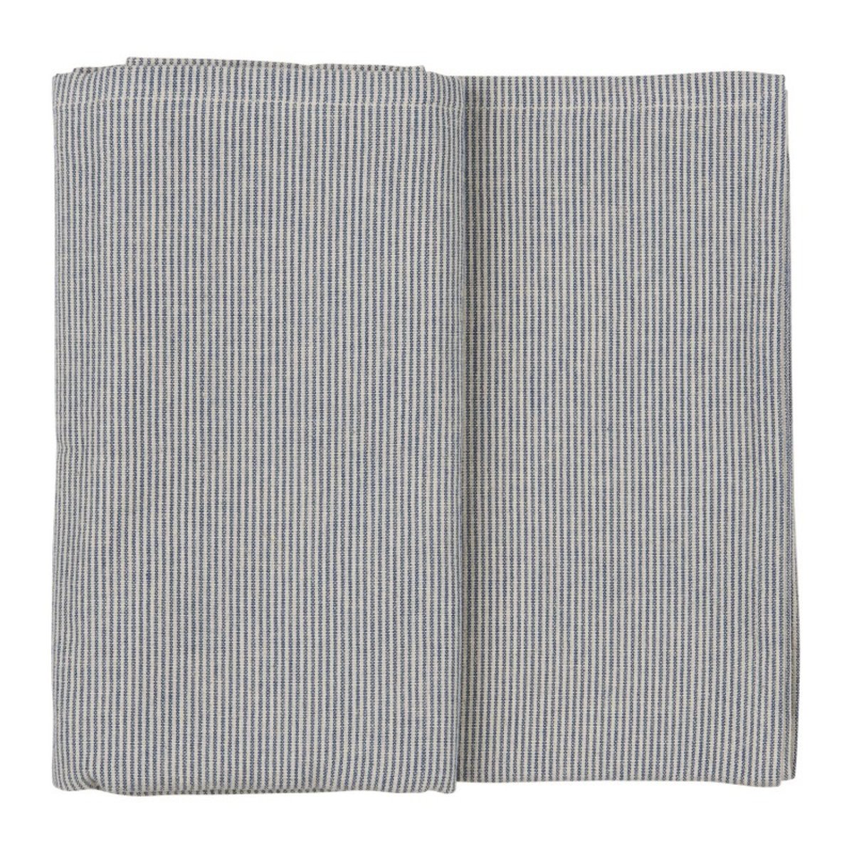 Nappe carrée coton fines rayures  Charlie bleu, IB LAURSEN