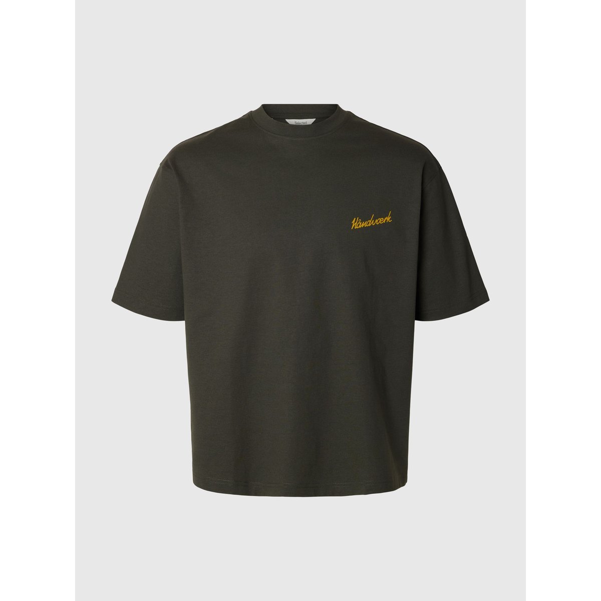T-Shirt gris - peat1, SELECTED