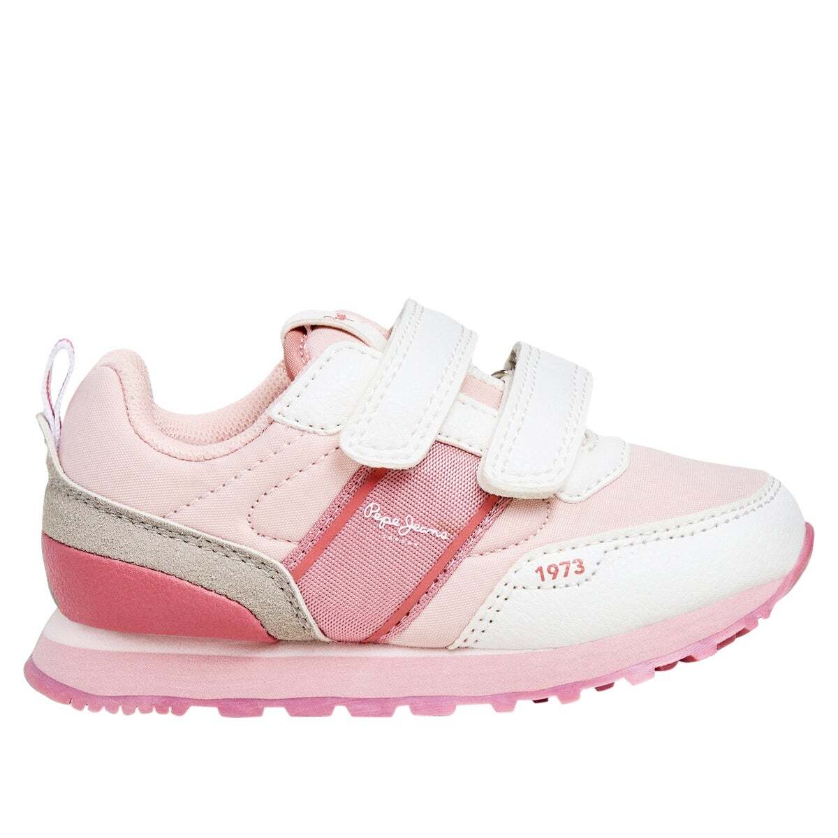 Baskets Running Avec Fermeture Velcro blanc cassé, PEPE JEANS