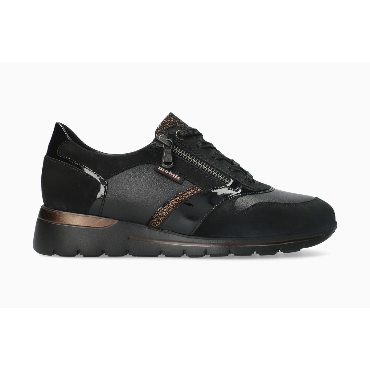 Baskets en cuir EREEN noir 5147, MEPHISTO