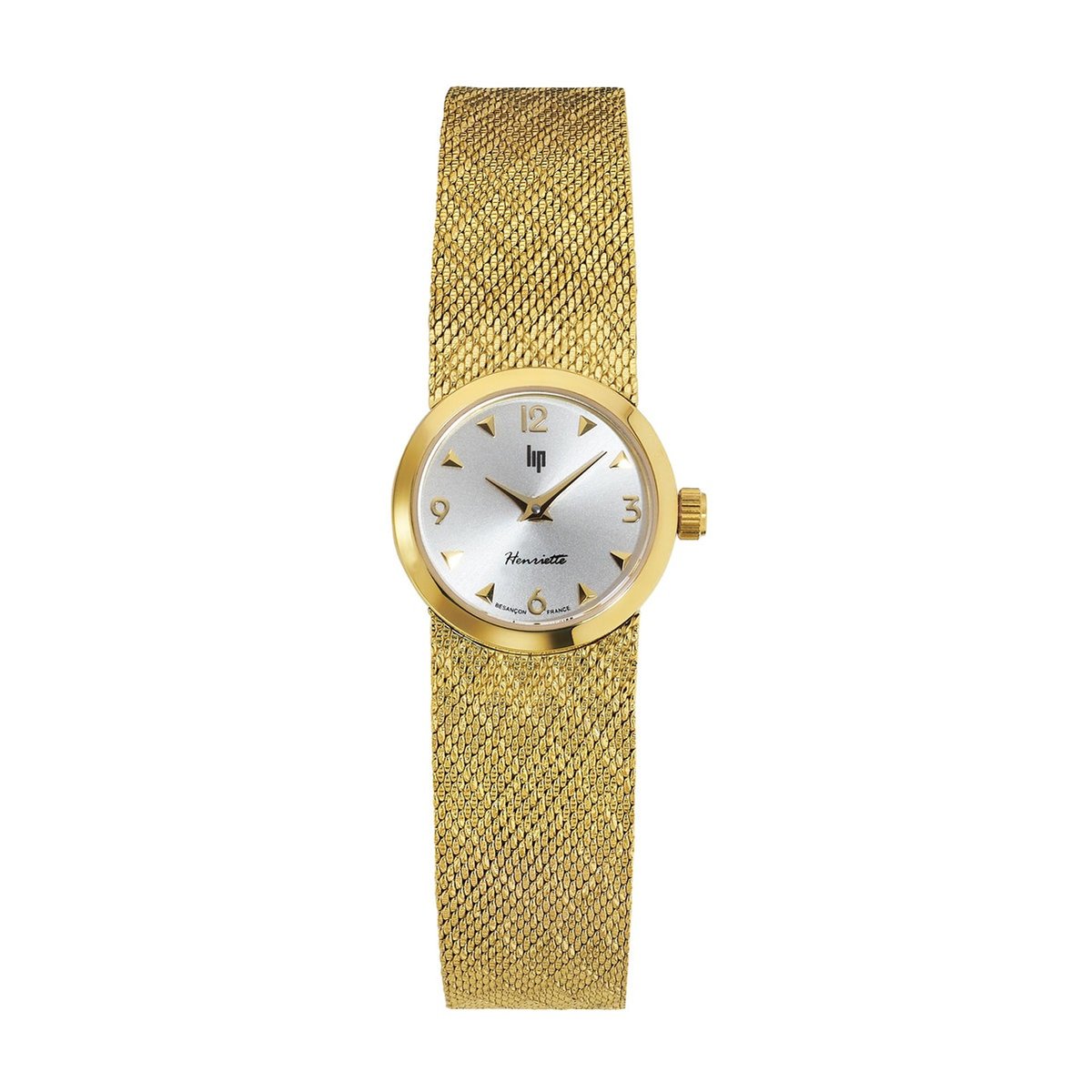 Montre Analogique HENRIETTE doré argenté doré, LIP