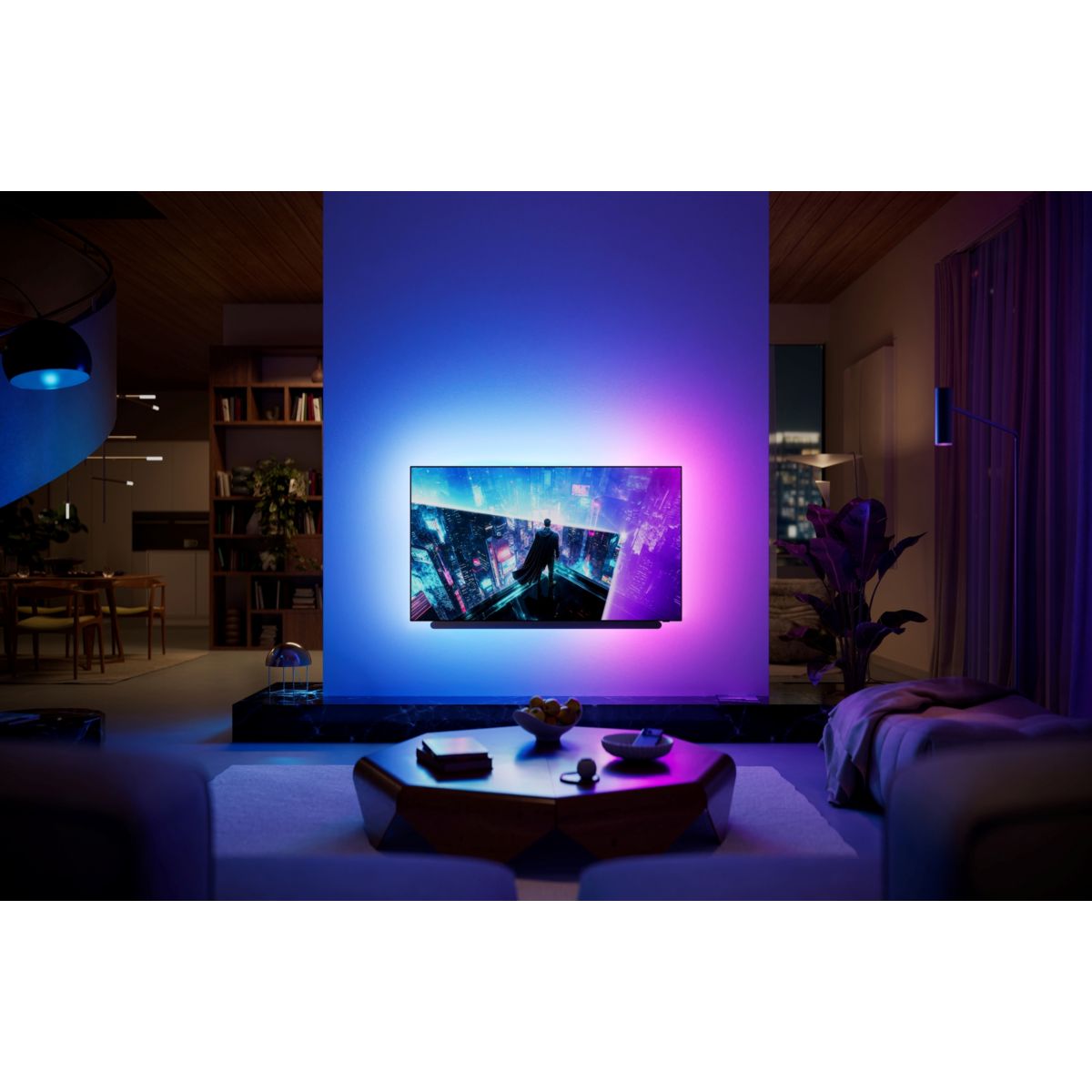 TV OLED 65OLED911 (2026) 65" (164 cm) 4K Ultra HD -  Expérience Cinéma, 120Hz, Ambilight, AI Smart TV couleur unique, PHILIPS