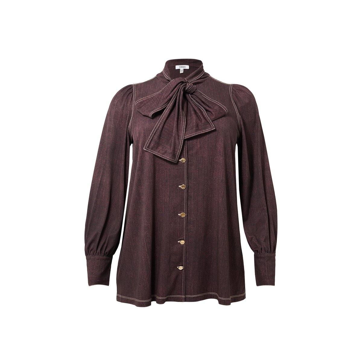 Tunique avec manches longues marron, YOEK