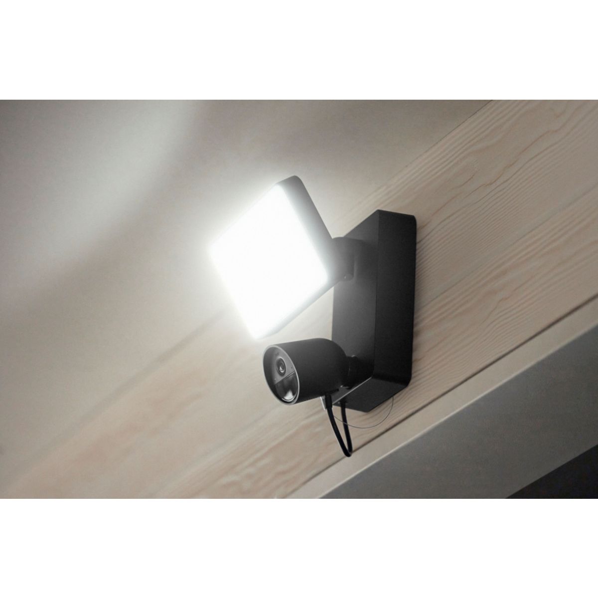 Caméra de surveillance HUE Secure 1080p Floodlight filaire couleur unique, PHILIPS HUE