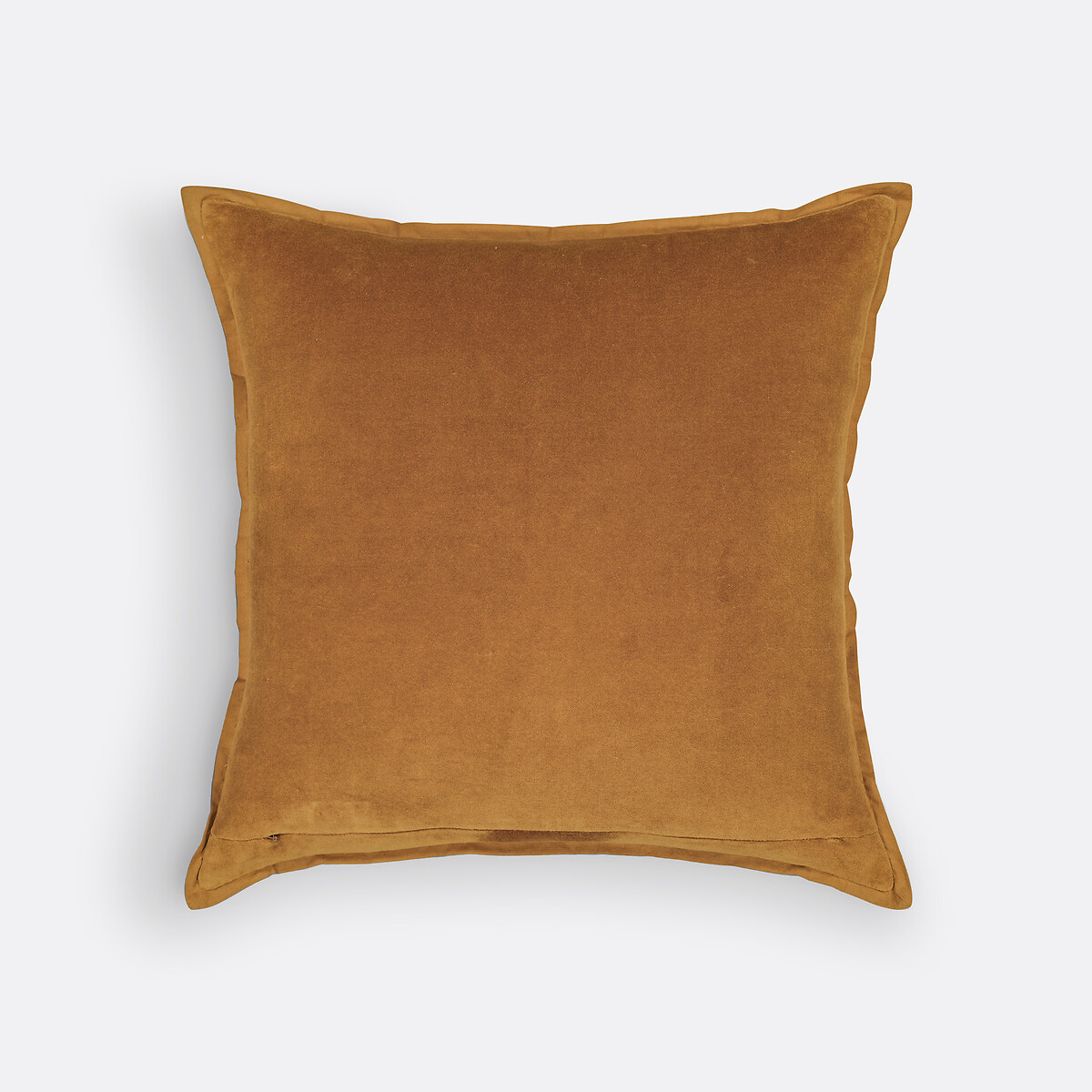 Capa de almofada de veludo lisa, Alette caramelo, LA REDOUTE INTERIEURS