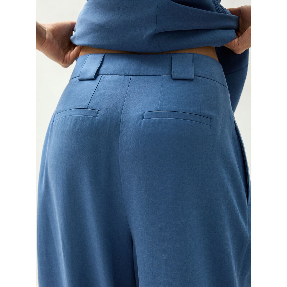 Pantalon large bleu, NEXT