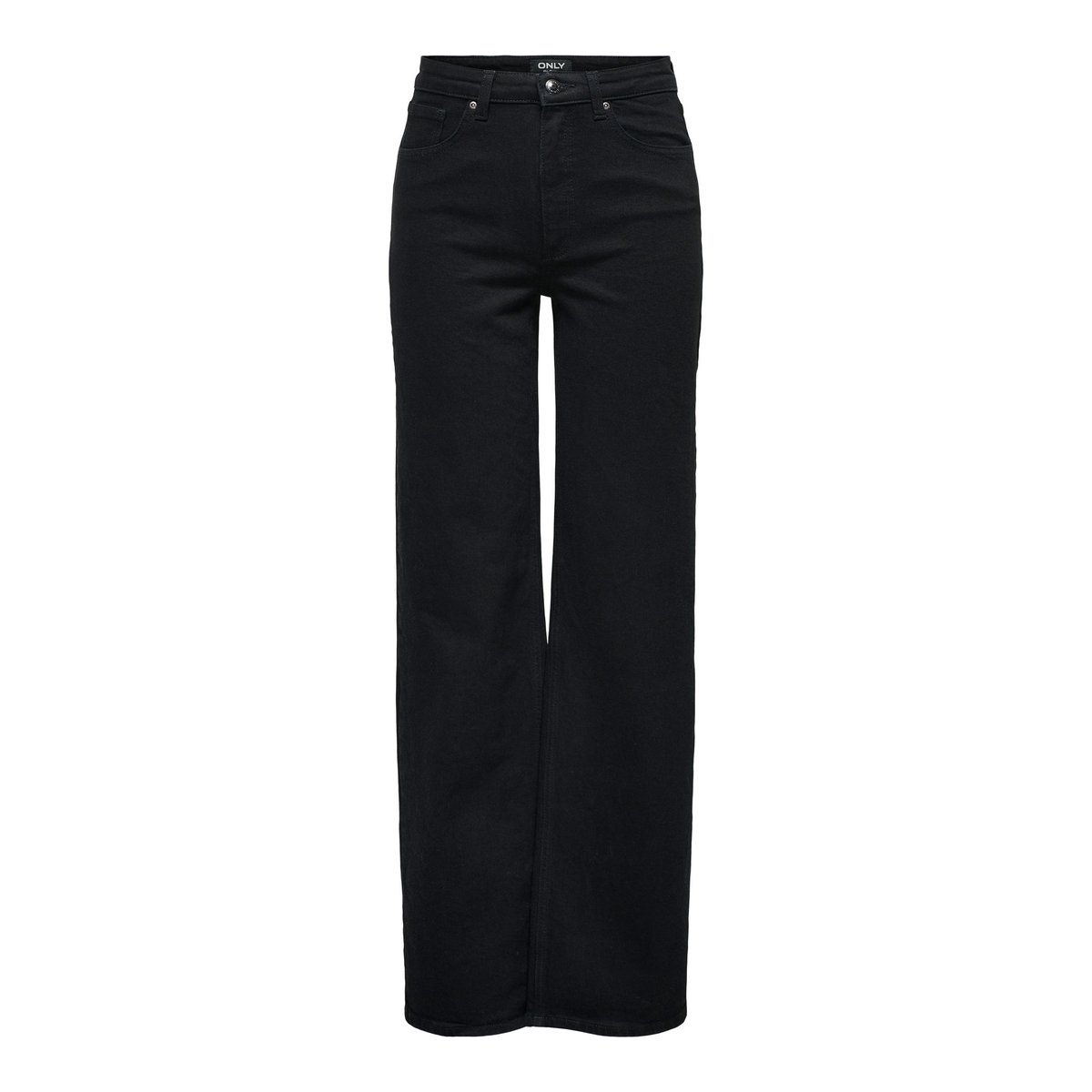 Jean À Jambe Large black denim, ONLY