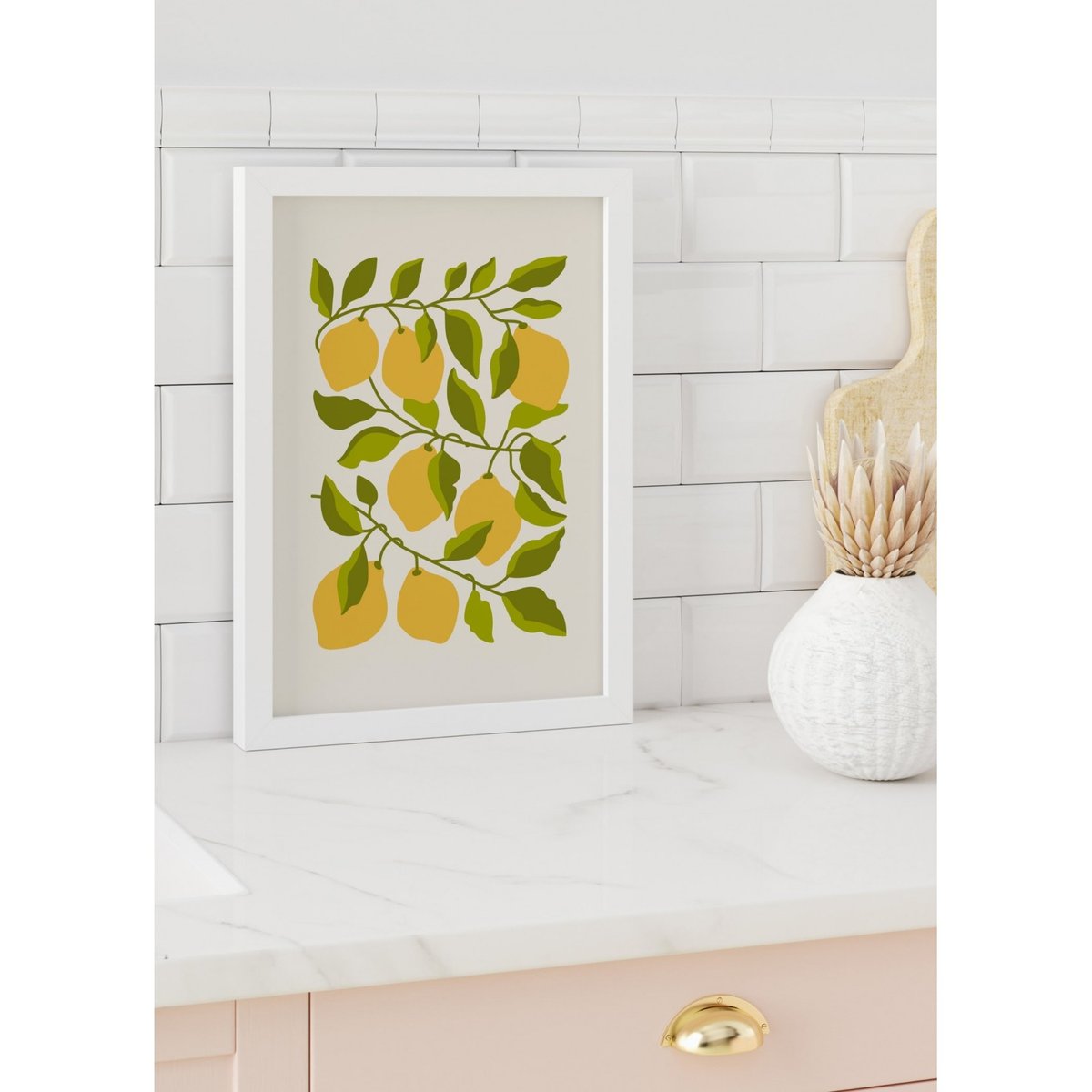 Affiche Citronnier blanc, L'AFFICHERIE