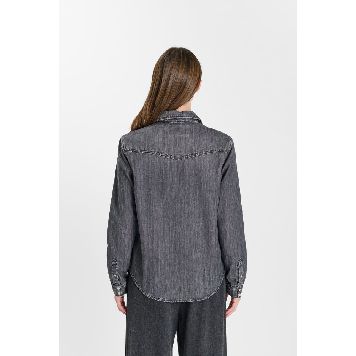 Chemise en jeans BARBO grey, LE TEMPS DES CERISES