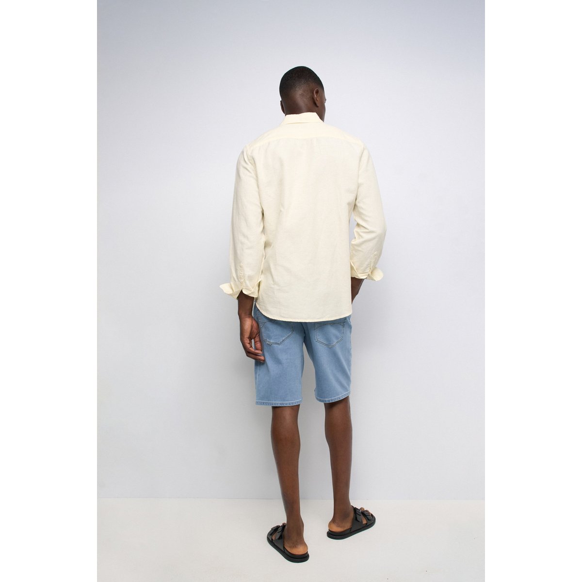 SHORT REGULAR S-ACTIV EN JEAN bleu turquoise, SALSA JEANS