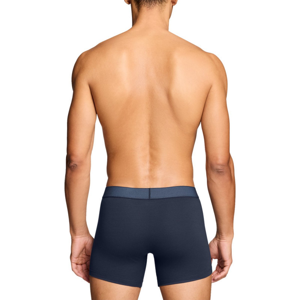 Lot de 2 boxers en coton marine pourvus de ceintures élastiquées bleu foncé, LEVI'S