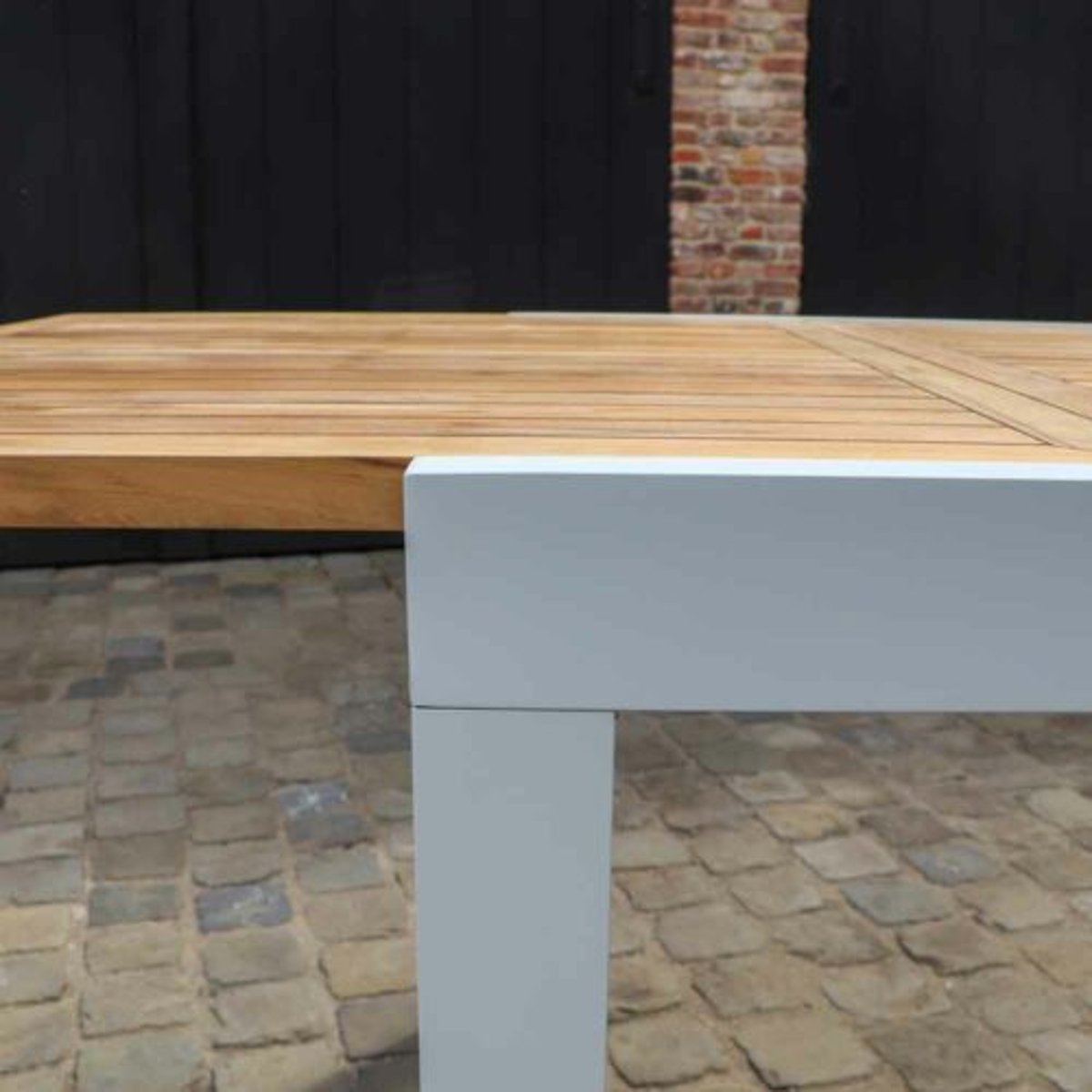 Ensemble en aluminium, 12 sièges BALITECK blanc, WILSA GARDEN