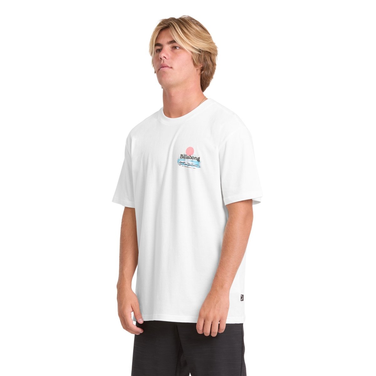 T shirt manches courtes LOUNGE PREMIUM blanc off white, BILLABONG