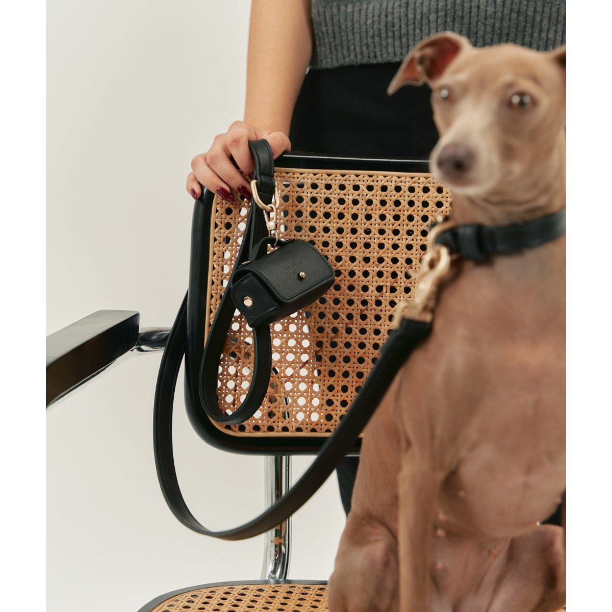 Porte-Sac en matière vegan, JALA noir, CAFIDE