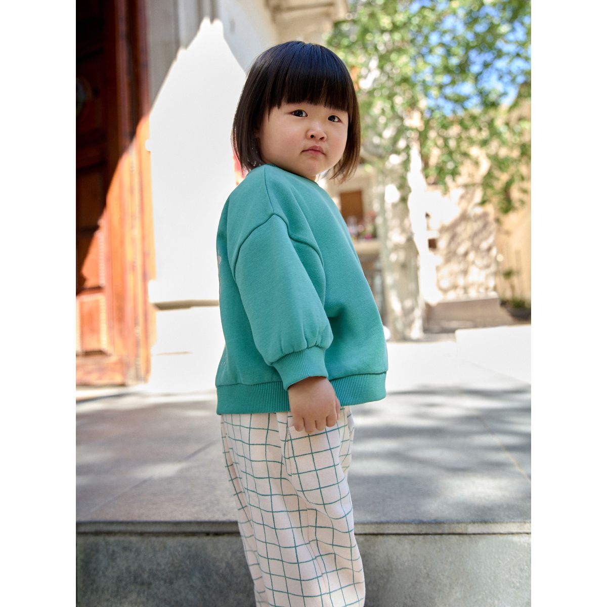 Ensemble sweat et pantalon bouffant club des petits vagabonds verts, NEXT