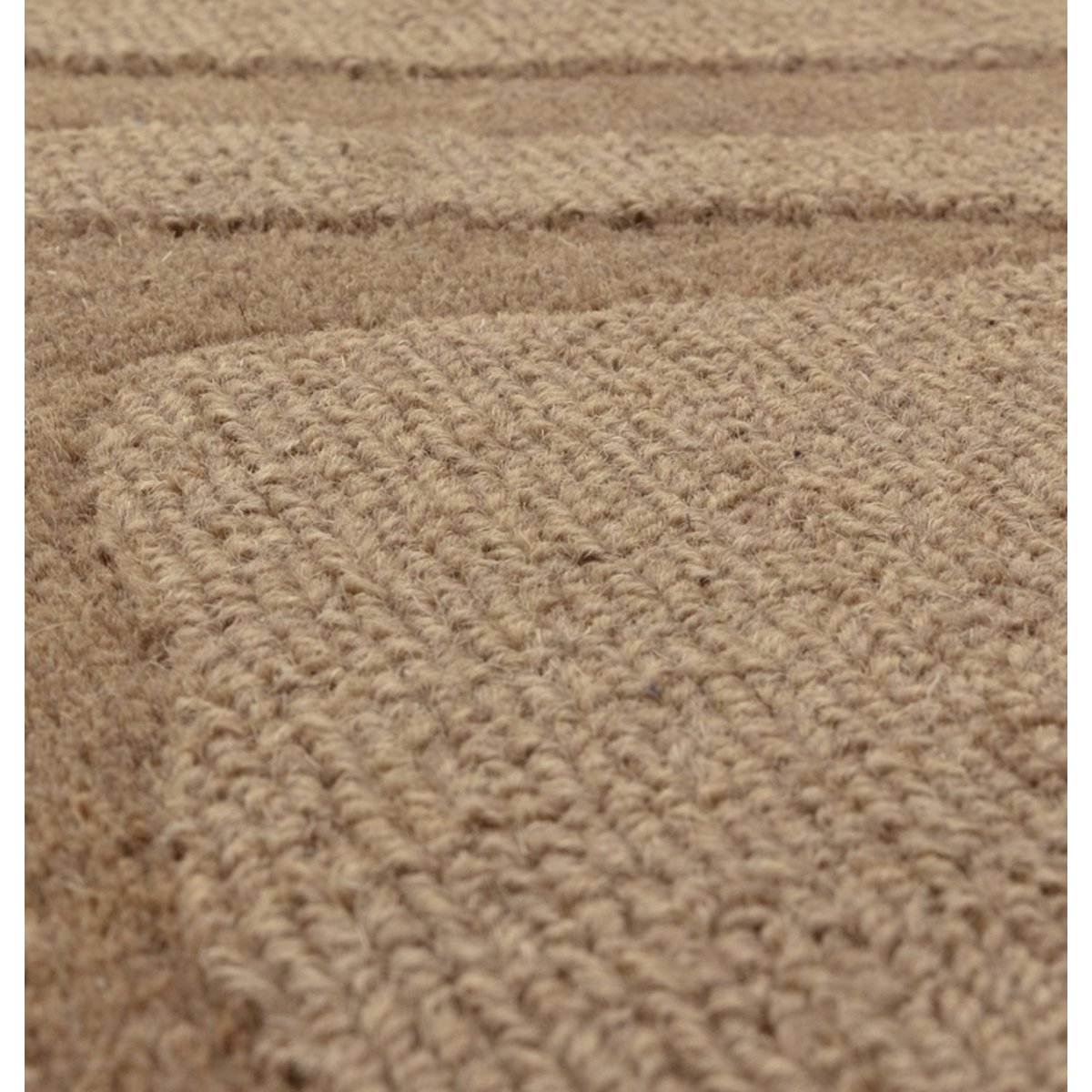Tapis tissé plat moderne MILL marron, NOVATREND