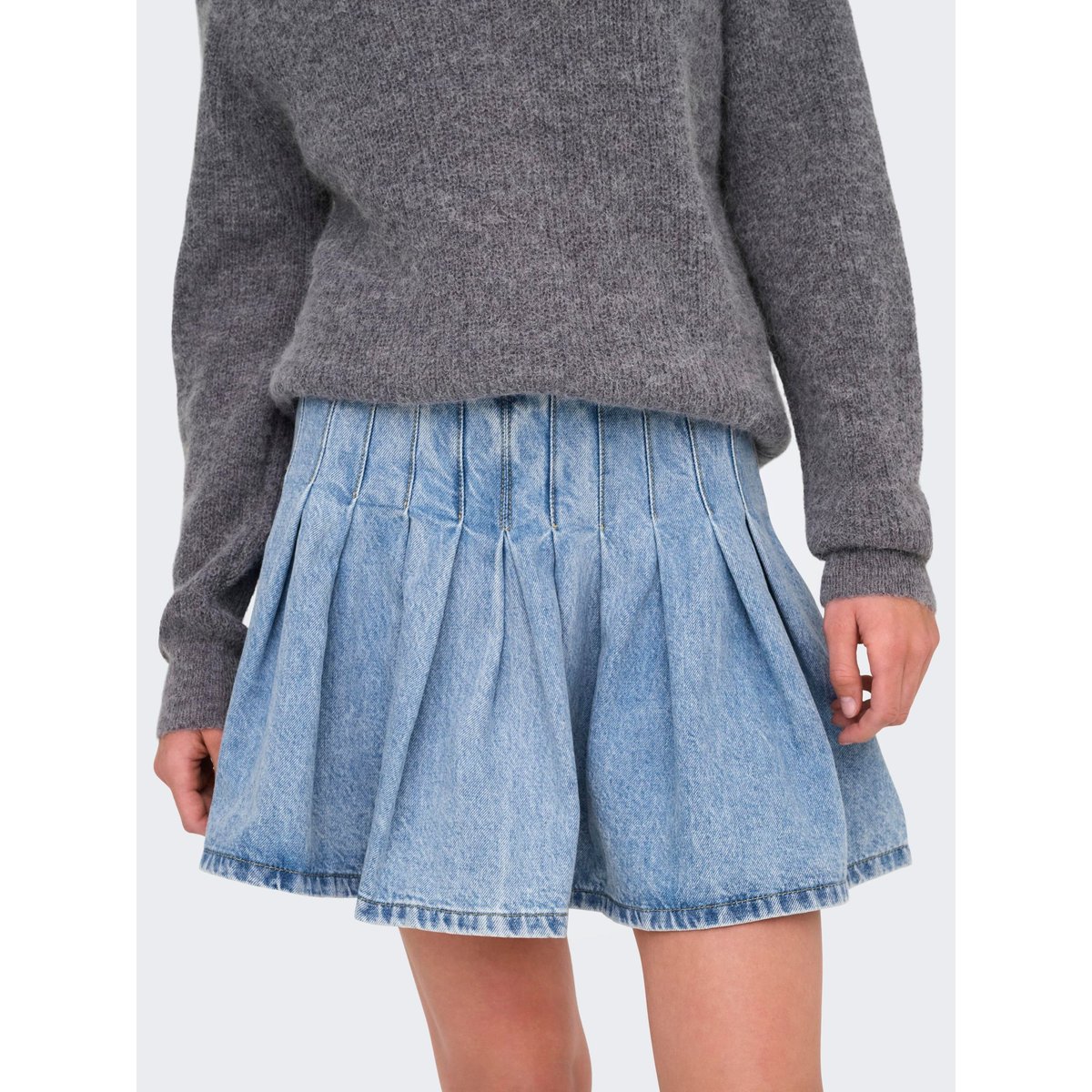 Jupe En Denim medium blue denim, ONLY