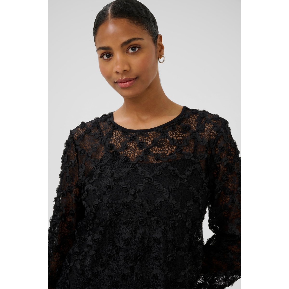 Robe noir black deep, KAFFE