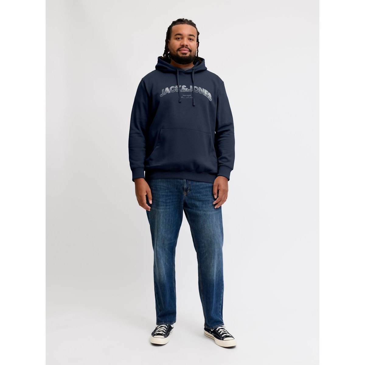 Sweat À Capuche navy blazer 1, JACK & JONES