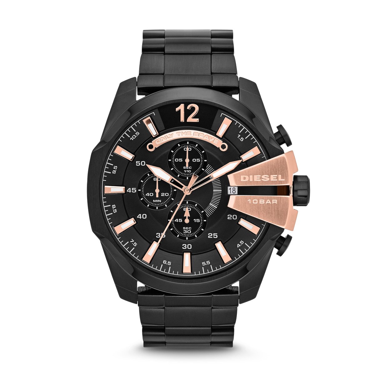Montre Analogique MEGA CHIEF noir noir noir, DIESEL