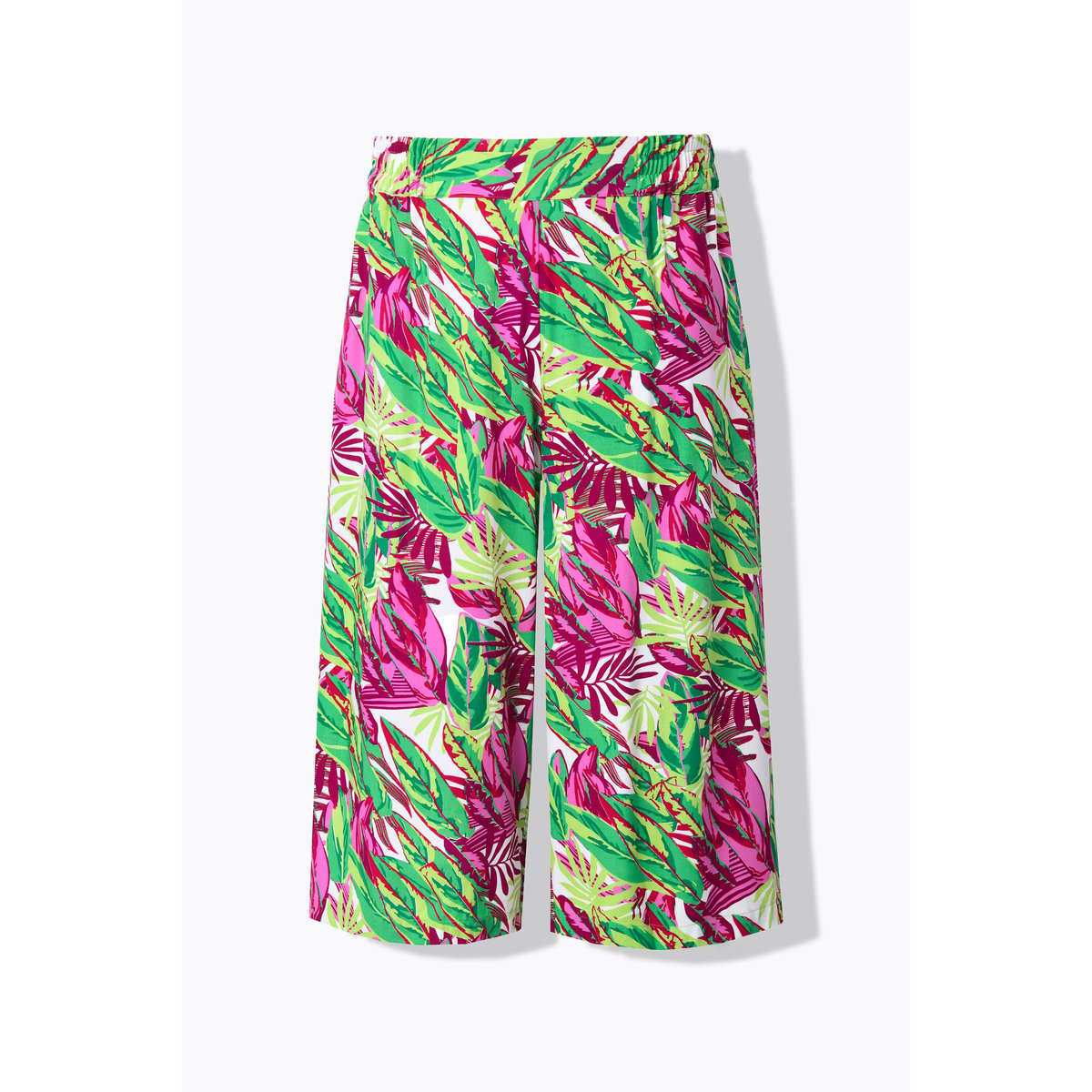 Jupe-culotte Wide Legs, imprimé jungle vert émeraude, STUDIO UNTOLD